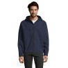 REPLAY MEN HOODED SOFTSHELL