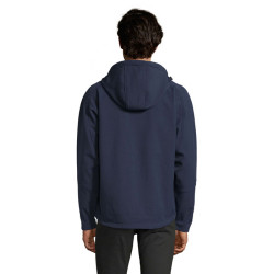 REPLAY MEN HOODED SOFTSHELL