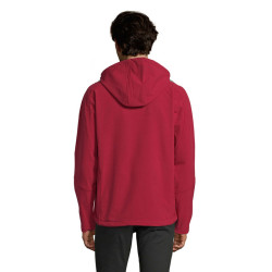 REPLAY MEN HOODED SOFTSHELL