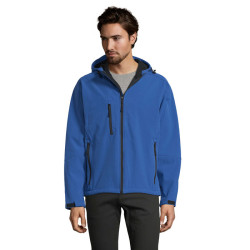 REPLAY MEN HOODED SOFTSHELL