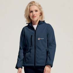 REPLAY WOMEN HOOD SOFTSHELL