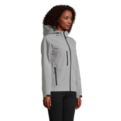 REPLAY WOMEN HOOD SOFTSHELL