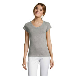 MOON WOMEN'S V-NECK T-SHIRT