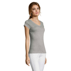 MOON WOMEN'S V-NECK T-SHIRT