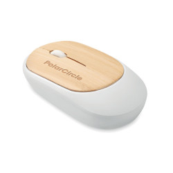 Wireless mouse in bamboo