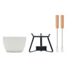 Ceramic fondue set 240 ml