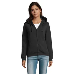 SPIKE WOMEN ZIP HOOD SWEAT