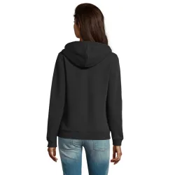 SPIKE WOMEN ZIP HOOD SWEAT