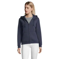 SPIKE WOMEN ZIP HOOD SWEAT