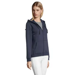 SPIKE WOMEN ZIP HOOD SWEAT