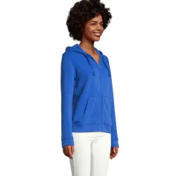 SPIKE WOMEN ZIP HOOD SWEAT