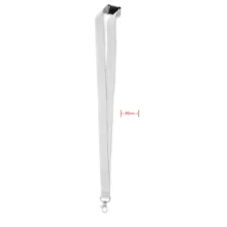 Lanyard with metal hook 20 mm