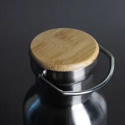 Stalowa termobutelka Melania To Go, srebna