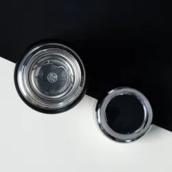 Termos ze stali nierdzewnej Lucas, czarny