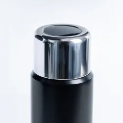 Termos ze stali nierdzewnej Lucas, czarny