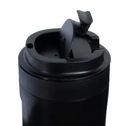 Termokubek plastikowy Linda, сzarny