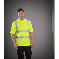 Two Band & Brace Hi-Vis T-Shirt