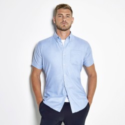 Men´s Slim Fit Workwear Oxford Shirt Short Sleeve