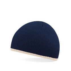 Two-Tone Pull-On Beanie