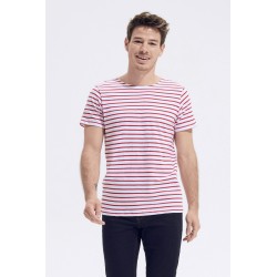 Men´s Round Neck Striped T-Shirt Miles