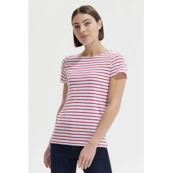 Women´s Round Neck Striped T-Shirt Miles