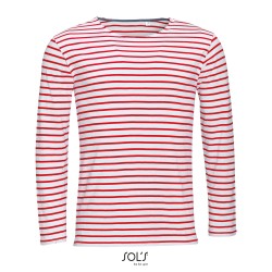 Men´s Long Sleeve Striped T-Shirt Marine