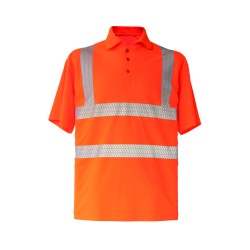 Hi-Vis Broken Reflective Premium Polo Shirt Manchester