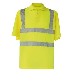 Hi-Vis Broken Reflective Premium Polo Shirt Manchester