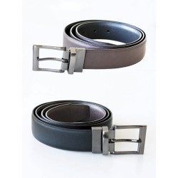 Elegant Two-Color Reversible Belt Schaffhausen