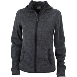 Ladies´ Knitted Fleece Hoody