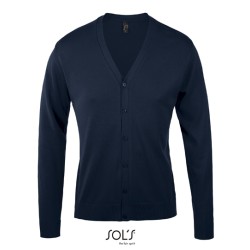 Men´s Golden V-Neck Knitted Cardigan