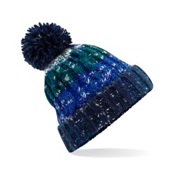 Corkscrew Pom Pom Beanie