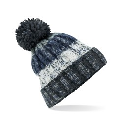 Corkscrew Pom Pom Beanie