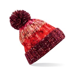 Corkscrew Pom Pom Beanie