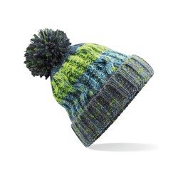 Corkscrew Pom Pom Beanie