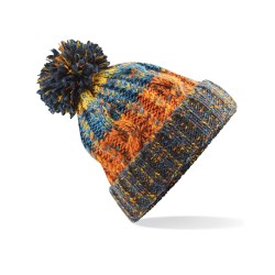 Corkscrew Pom Pom Beanie