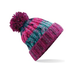 Corkscrew Pom Pom Beanie