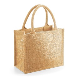 Shimmer Jute Mini Gift Bag