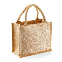 Shimmer Jute Mini Gift Bag