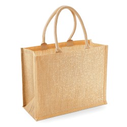 Shimmer Jute Shopper