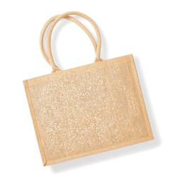 Shimmer Jute Shopper