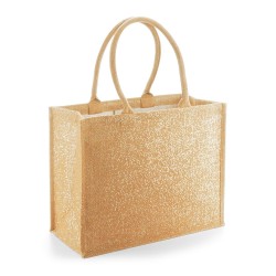 Shimmer Jute Shopper