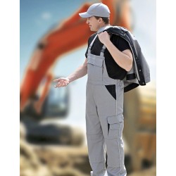 Contrast Bib Pants