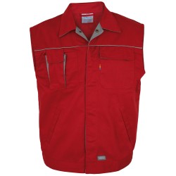 Contrast Work Vest