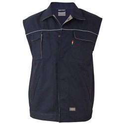 Contrast Work Vest