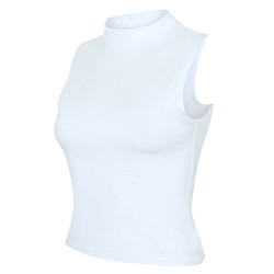 Women´s High Neck Crop Vest