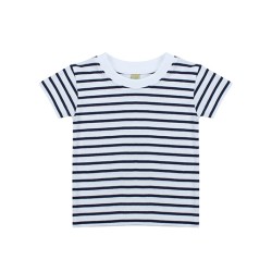 Short Sleeved Stripe T Shirt