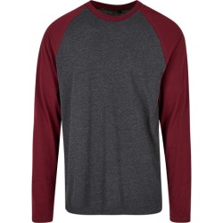 Men´s Contrast Raglan Longsleeve T-Shirt