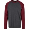 Men´s Contrast Raglan Longsleeve T-Shirt