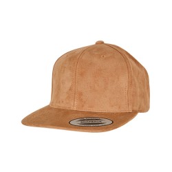 Suede Leather Snapback